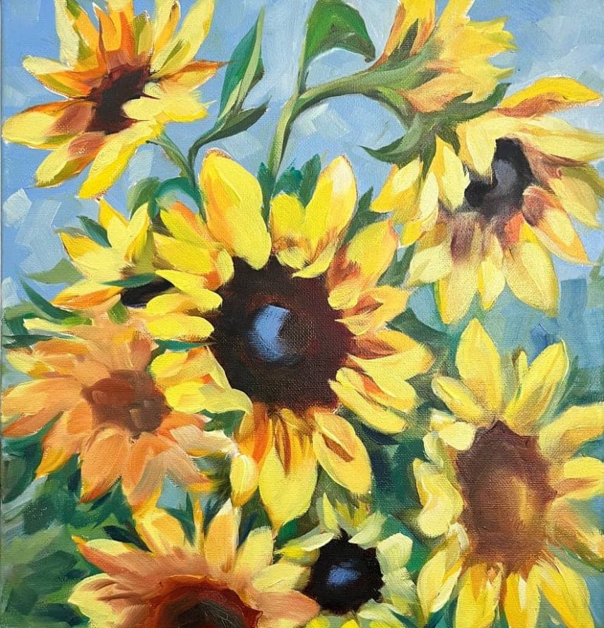 Sunflowers Bunch
