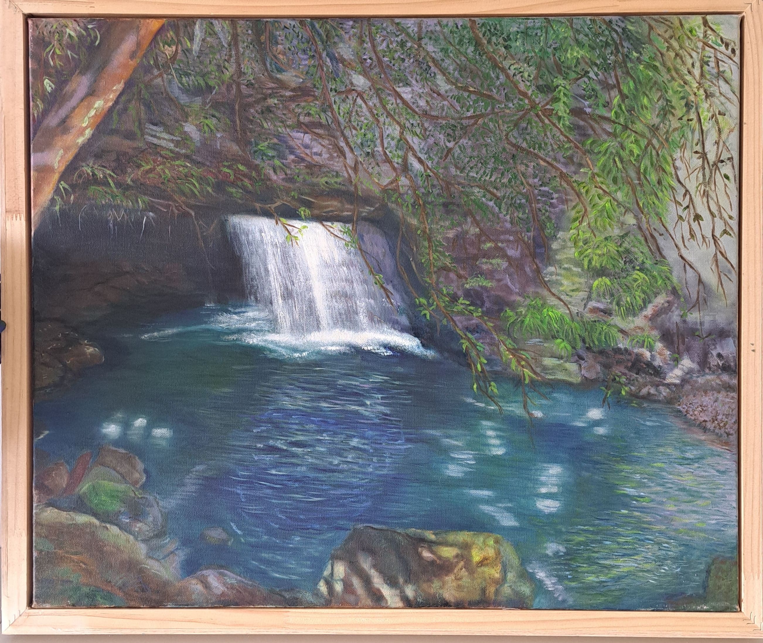 Morning glow on Natural bridge